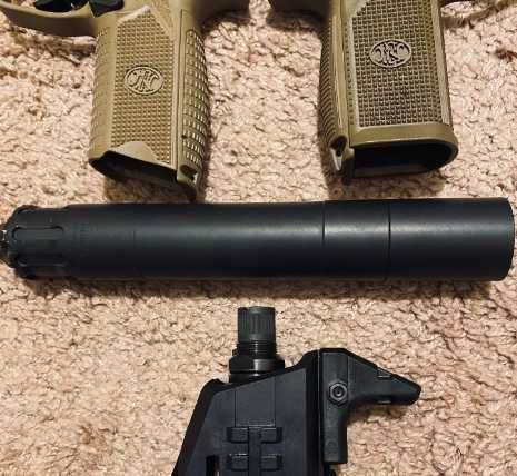 Rugged Obsidian 45 suppressor